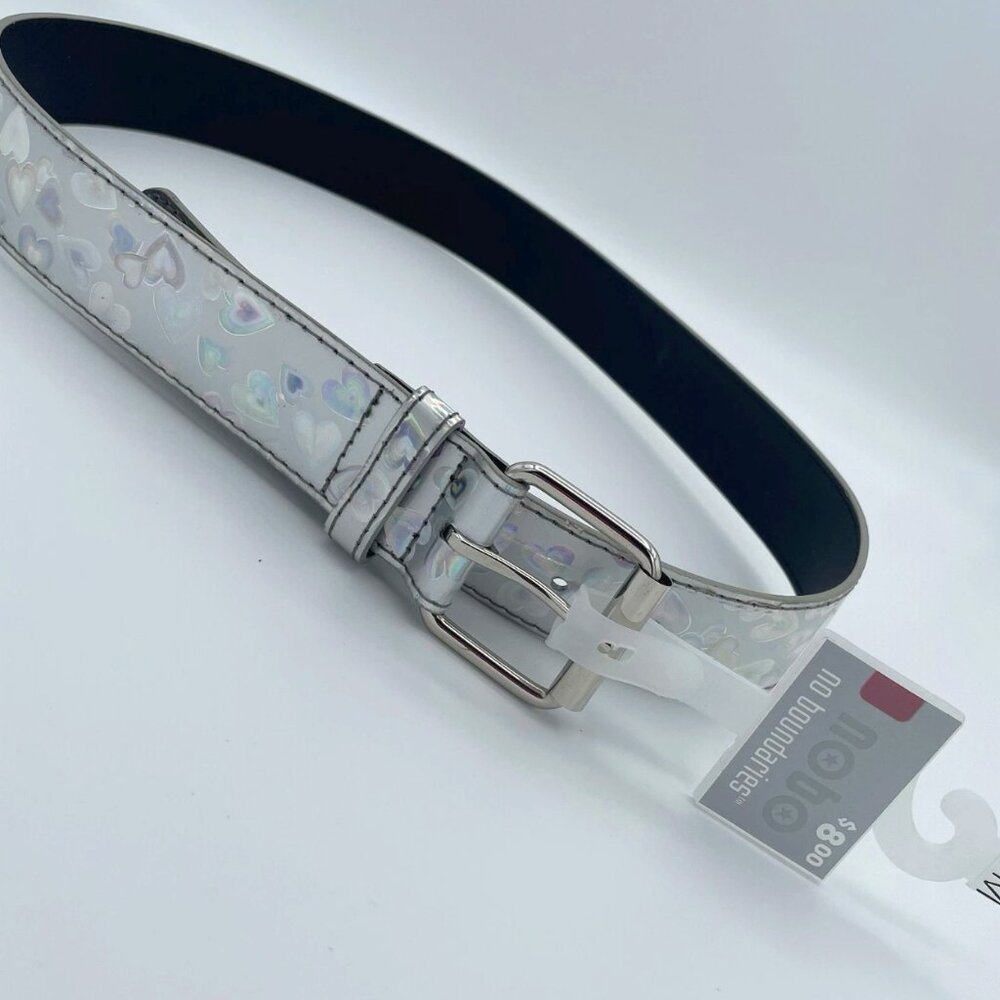 No Boundaries y2k holographic belt S/M